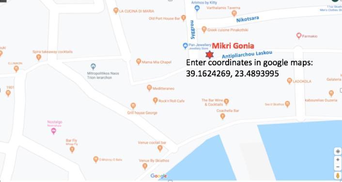 Вилла Mikri Gonia Скиатос Экстерьер фото
